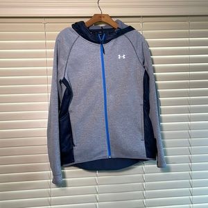 STORM COLD GEAR under armor athletic sweatshirt full zip almost like new cond.